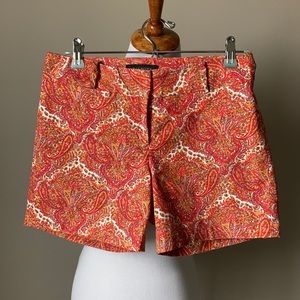 Talbots colorful paisley shorts - EUC